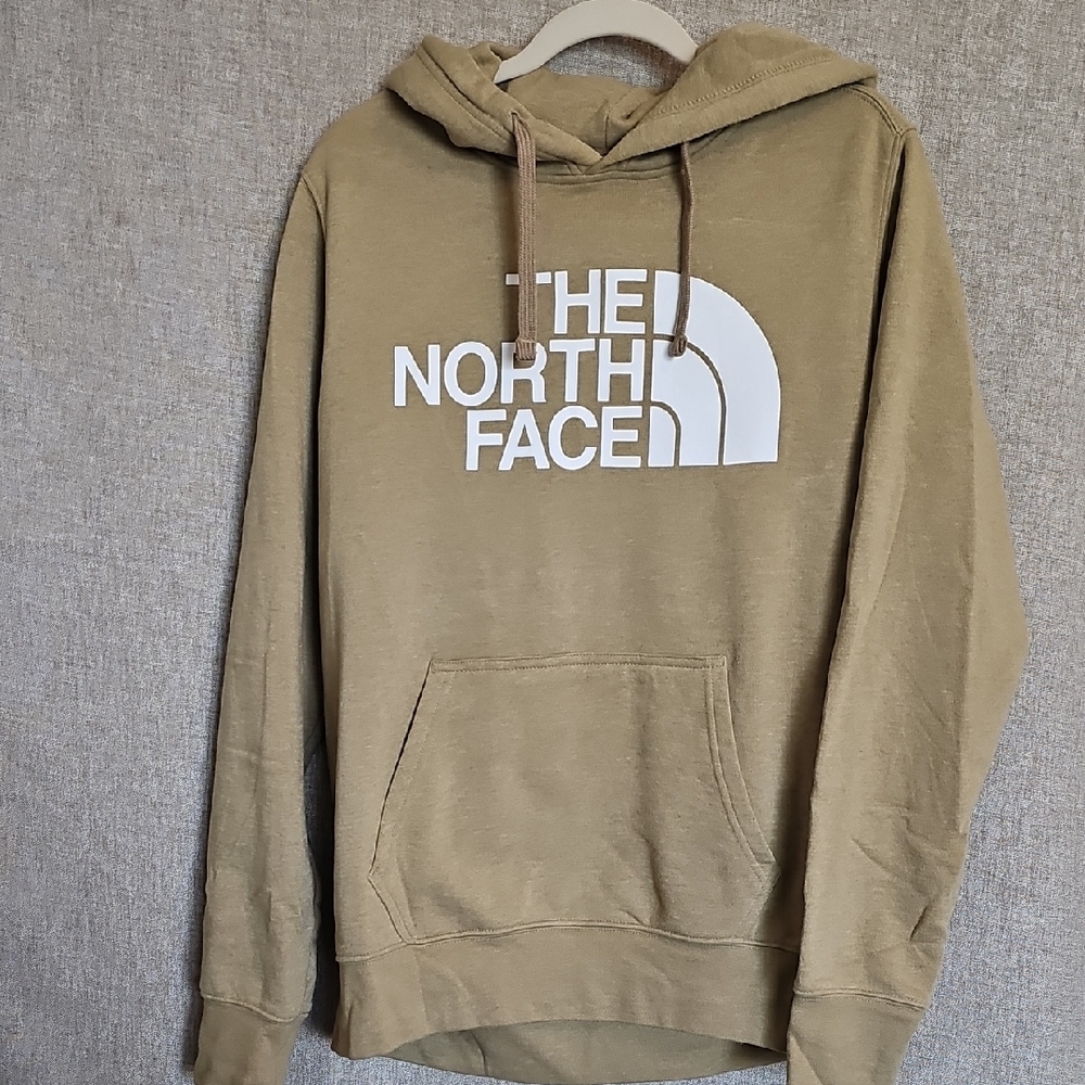 The North Face Men's Olive Green Logo Pullover Hoodie